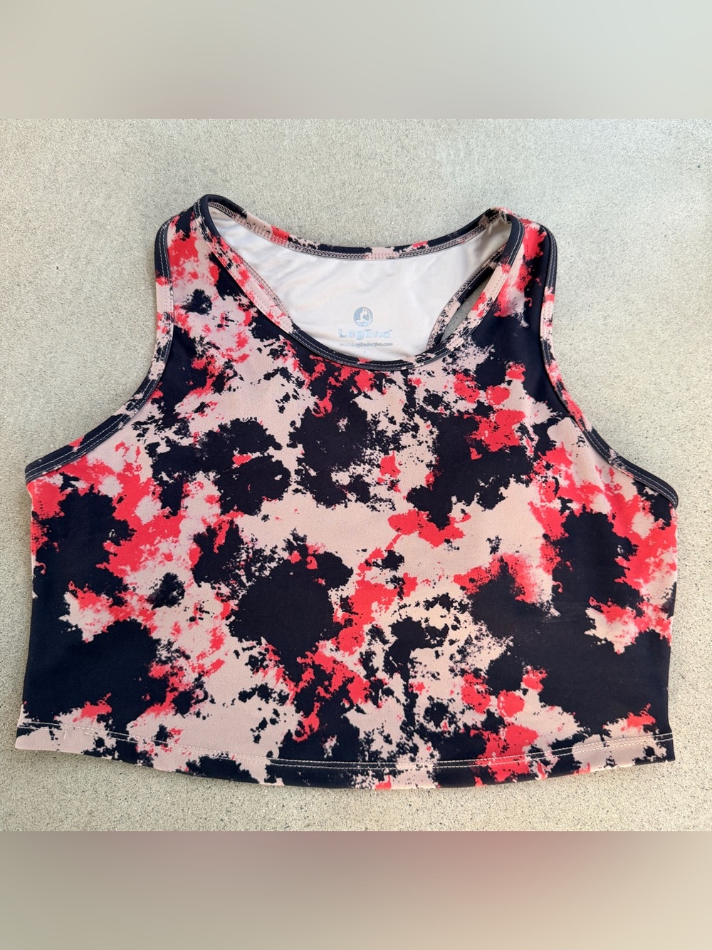 LegEnd Active longline sports bra crop top Large